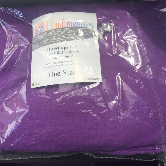 LulaRoe OS Purple Leggings