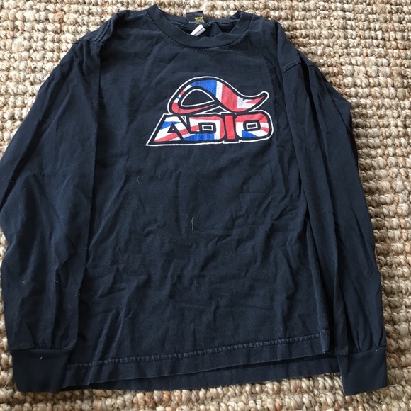 Adio black long sleep shirt