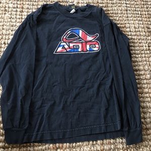 Adio black long sleep shirt