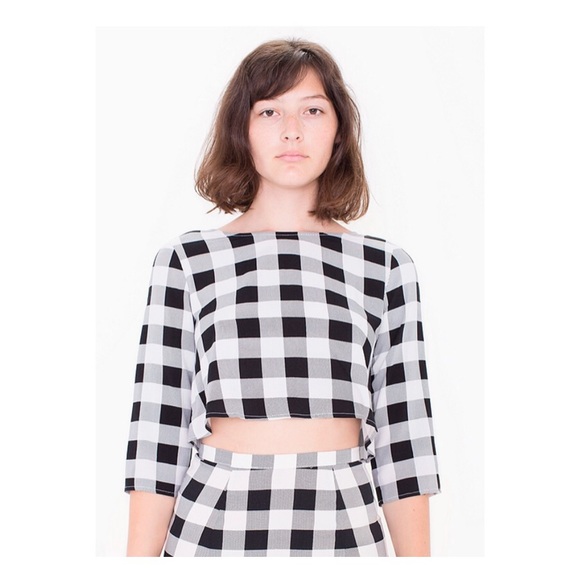 Rayon Challis Maddie Crop Top