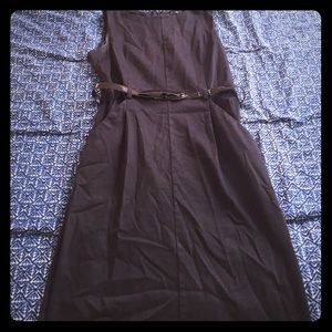 Black shift dress