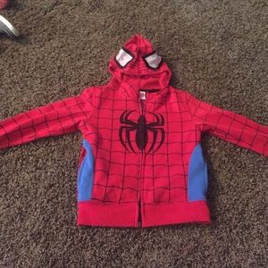 Boys 4t Spider-Man zip up jacket