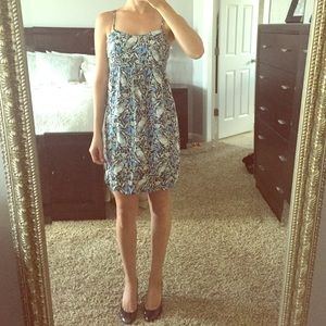 Bird & Floral Print Old Navy Maternity Dress