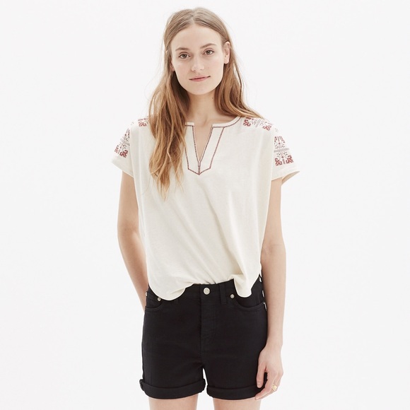 Madewell Split-Neck Tee