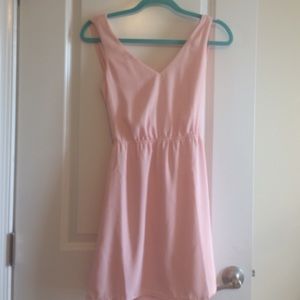 Low back pink dress NWT