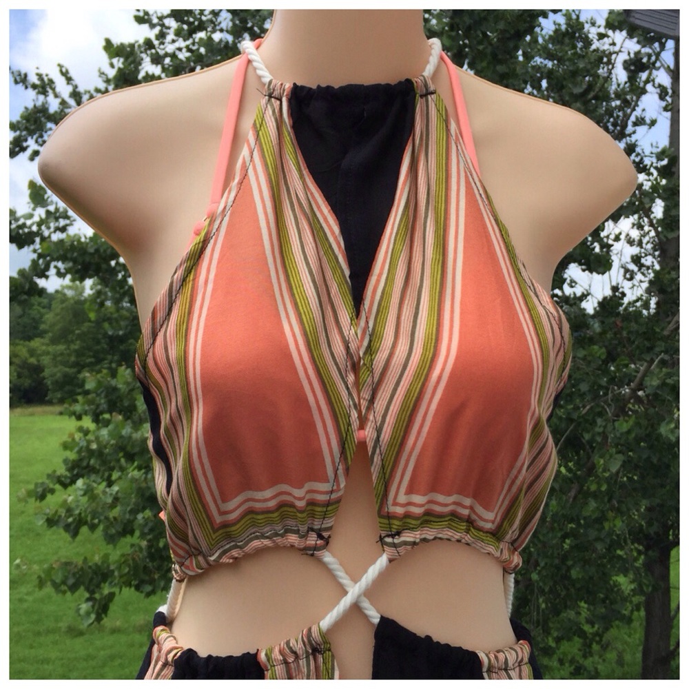BeautiFuL Cotton Summer Swim Beach Cover  M/L - Picture 3 of 8