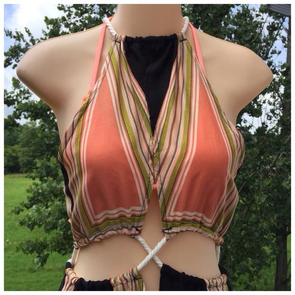 BeautiFuL Cotton Summer Swim Beach Cover  M/L - Picture 3 of 8