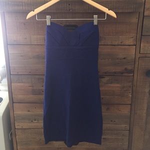 Forever 21 royal blue strapless dress
