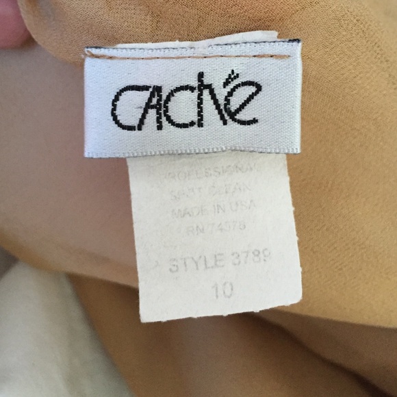 Caché gold dress - Picture 4 of 4