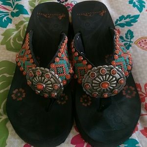 Montana West flip flops