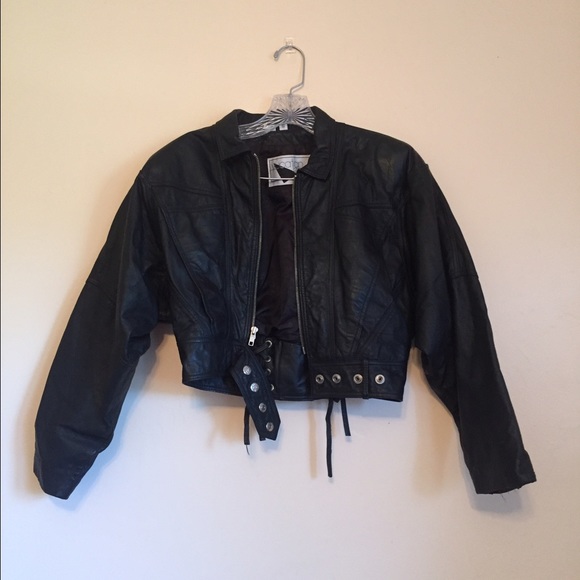 A leather jacket