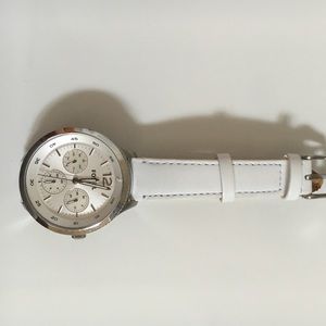 Fossil White Watch