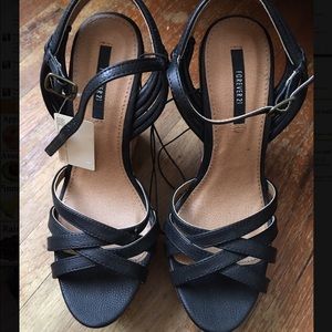 Forever 21 black heels