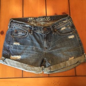 Madewell cutoff shorts