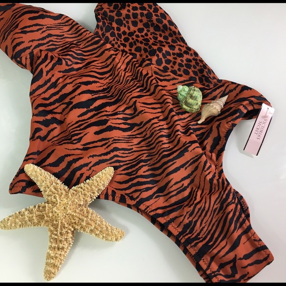 Victoria Secret Colorblock Plunge One-piece - Picture 2 of 4