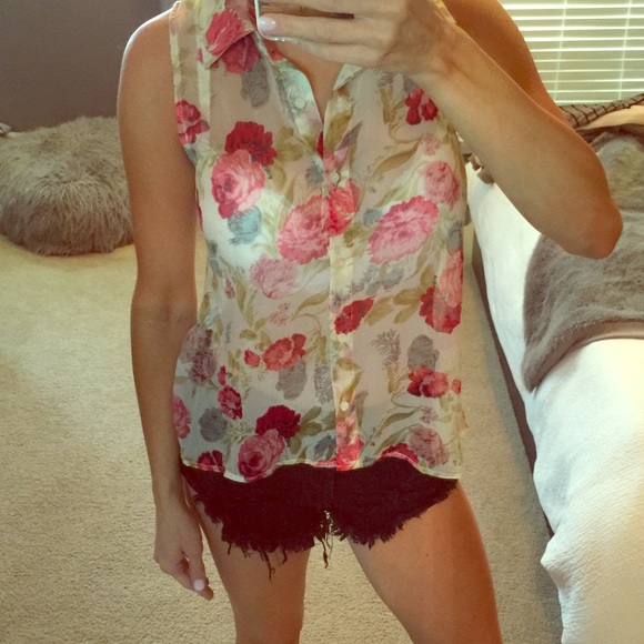 Nordstrom Flower Tank 🌸 Size XS