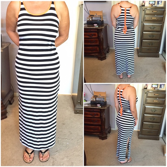 Striped beachy dress