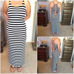 Striped beachy dress