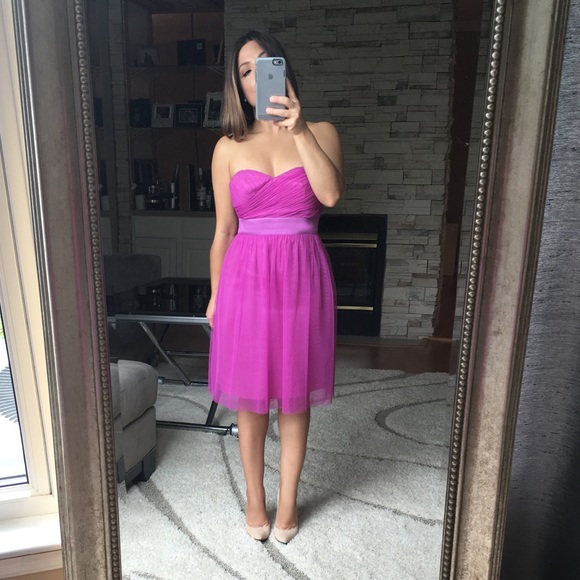 💗✨PRICE FIRM✨💗hoebe Couture Magenta Tulle Dress