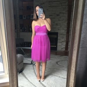 💗✨PRICE FIRM✨💗hoebe Couture Magenta Tulle Dress