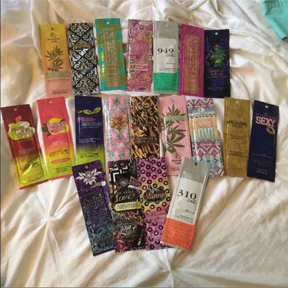 20 amazing packets of bronzers and intensifiers
