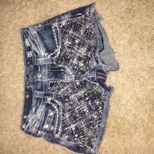 Barley worn 23 miss me jean shorts