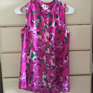 J. Crew colorful blouse size 0