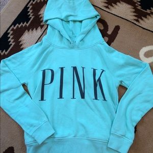 Victoria's Secret PINK turquoise hoodie