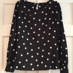 J.Crew Polka dot blouse