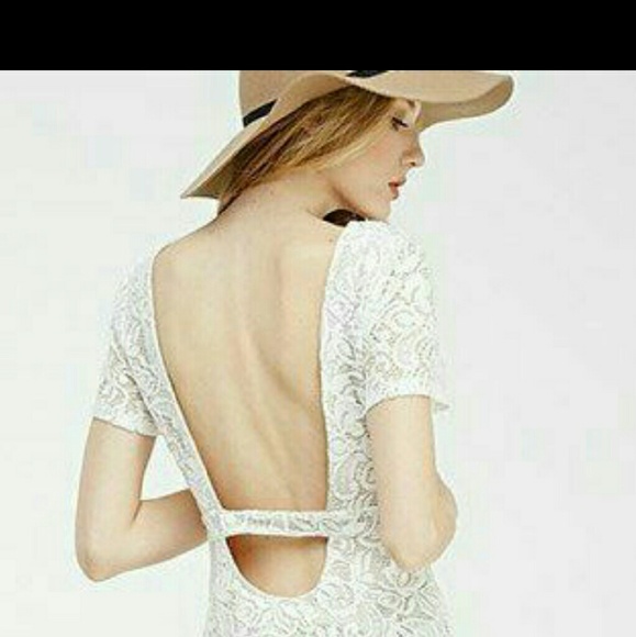 Floral Dress Scoop-Back Dress