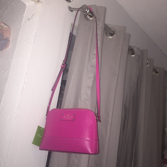 kate spade Wellesley Hanna leather cross body~new~
