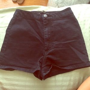 Forever 21 black high waisted shorts