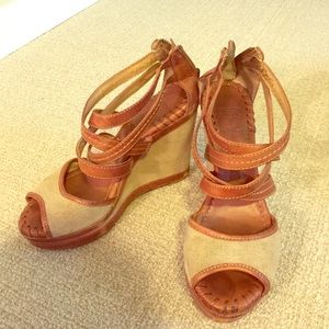 Frye corrina cross stitch wedges