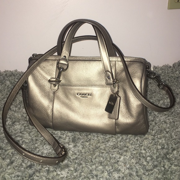Coach medium duffle-shaped tote purse