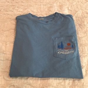 NWOT Chubbies Long Sleeve Pocket Tee