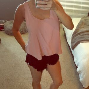 Nordstrom Rose Tank with Heart Cut-Out on Back! 💖