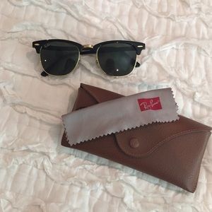 Ray-Ban Black Clubmaster Sunglasses