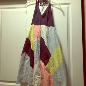 Anthropologie Halter Dress