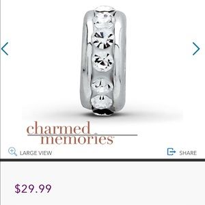 Kay's Charmed Memories Crystal Spacer Charm