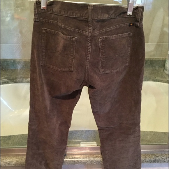 Lucky Brand 27 army green corduroy skinny pants