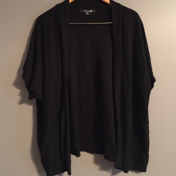 Short sleeve relaxed cardigan