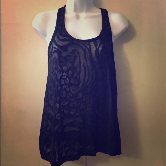 Black tank top