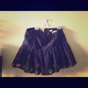 H&M Black Pouffy Tutu Mini Skirt