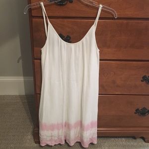 Tobi white and pink tie dye dress
