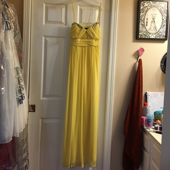 Formal yellow dress