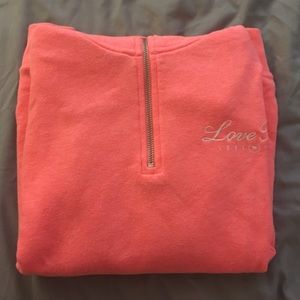 Victoria's Secret PINK quarter zip hoodie