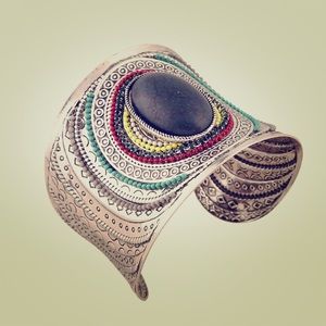 Bohemian rhinestone bangle