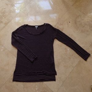 Splendid crew neck striped tshirt