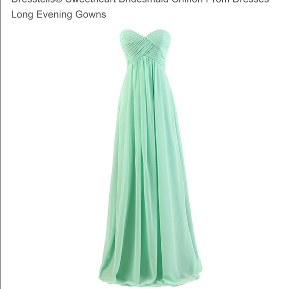 Sale! 🎉 Long dress bridesmaid prom gown mint