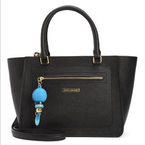 Juicy Couture Saffiano Leather Tote black/blue